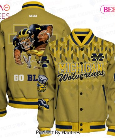 Michigan Wolverines Varsity Jacket - Bold Design, Perfect For Fans - Go Blue Spirit Wear