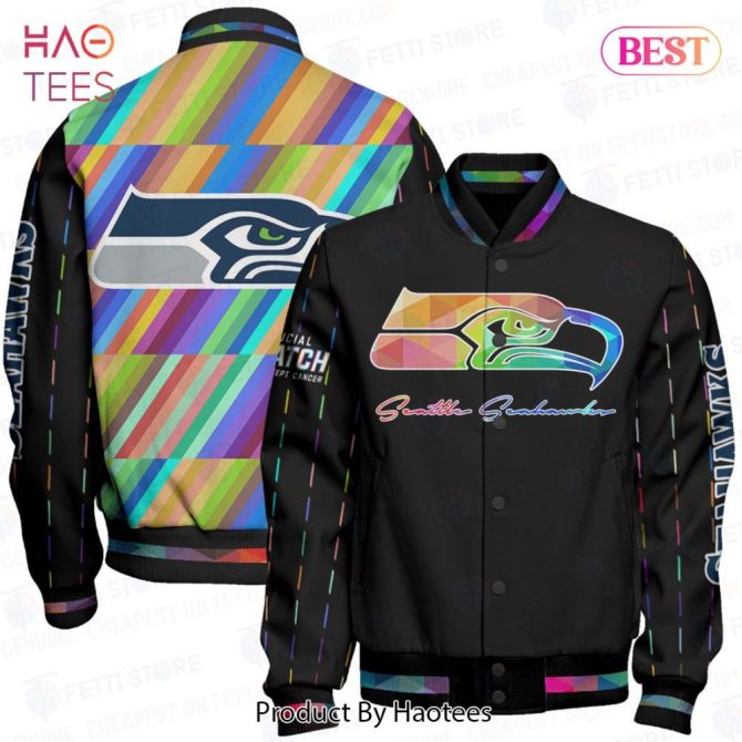 Colorful Seahawks Varsity Jacket – Stylish, Official Fan Gear For Ultimate Support