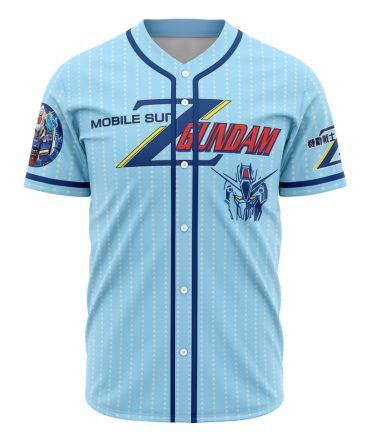 Stylish Mobile Suit Zeta Gundam Baseball Jersey – Anime Fans Must-Have