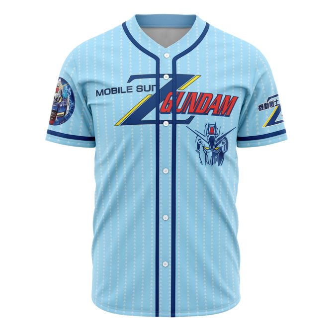 Stylish Mobile Suit Zeta Gundam Baseball Jersey – Anime Fans Must-Have