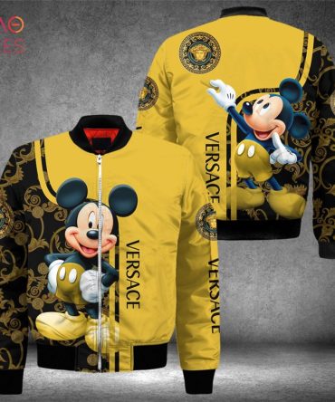 Stylish Mickey Mouse Bomber Jacket - Limited Edition, Perfect For Disney Fans