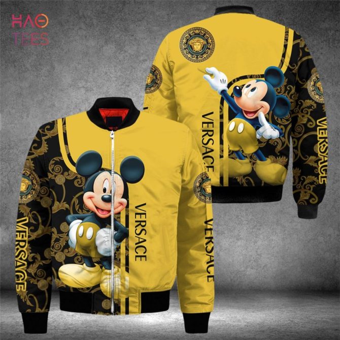 Stylish Mickey Mouse Bomber Jacket - Limited Edition, Perfect For Disney Fans