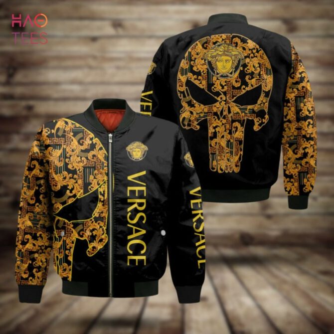 Luxury Black & Gold Designer Bomber Jacket – Bold Style Statement For Fashion Enthusiasts - Image 2