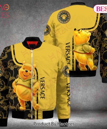 Stylish Yellow Winnie Jacket - Cozy Cartoon Fashion, Exclusive Design For Trendsetters