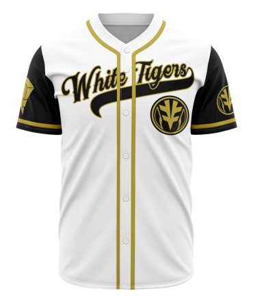 Stylish White Tigers Baseball Jersey – Premium Design, Unisex, Breathable Fabric