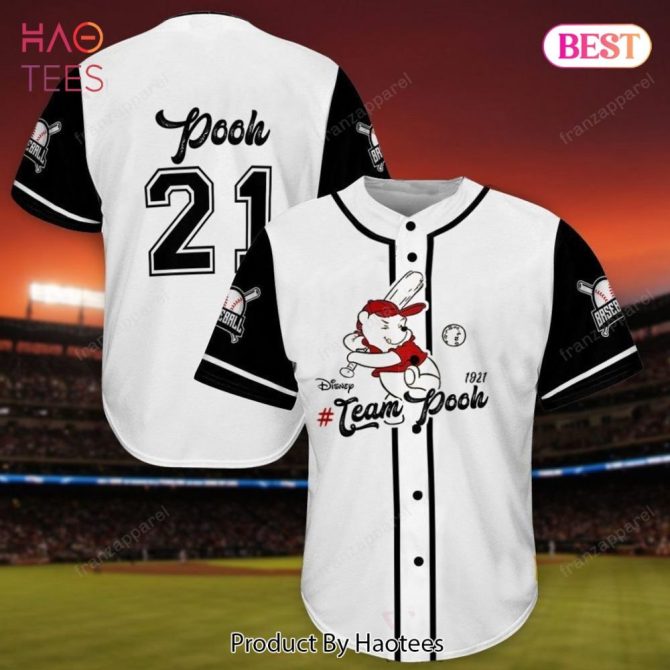 Disney Team Pooh Baseball Jersey - Stylish Sports Fan Apparel For All Ages