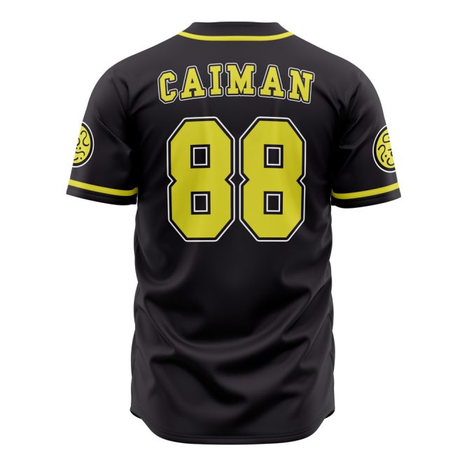 Stylish Black Baseball Jersey With Yellow Accents - Perfect For Sports & Casual Wear - Image 2