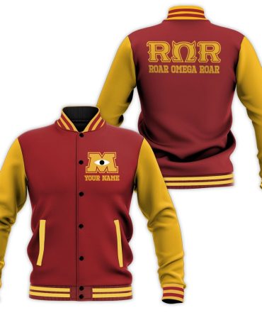 Custom Roar Omega Roar Varsity Jacket - Personalized College Style With Eye Logo