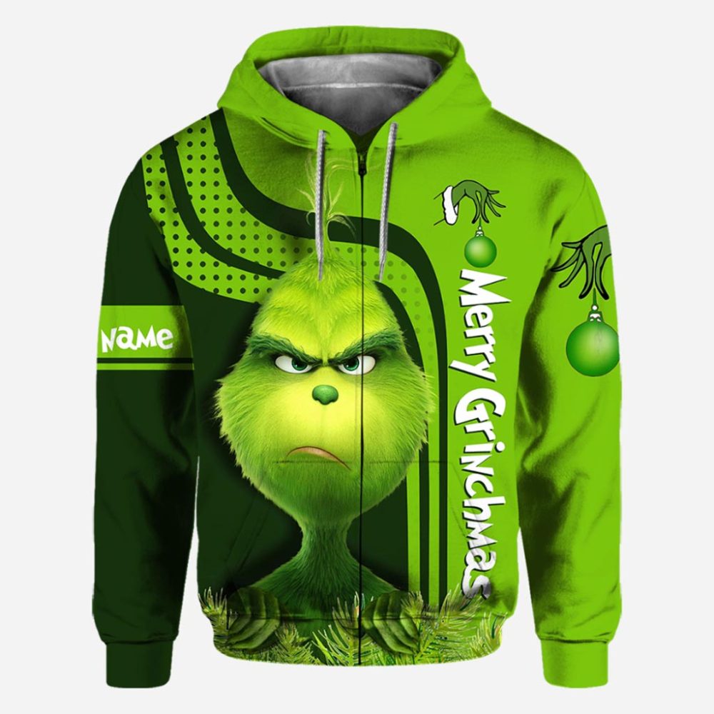 Merry Christmas - Personalized Stole Christmas All Over T-Shirt And Hoodie Grinch T Shirt And Hoodie, Tee And Hoodie, Tshirt And Hoodie - Image 2