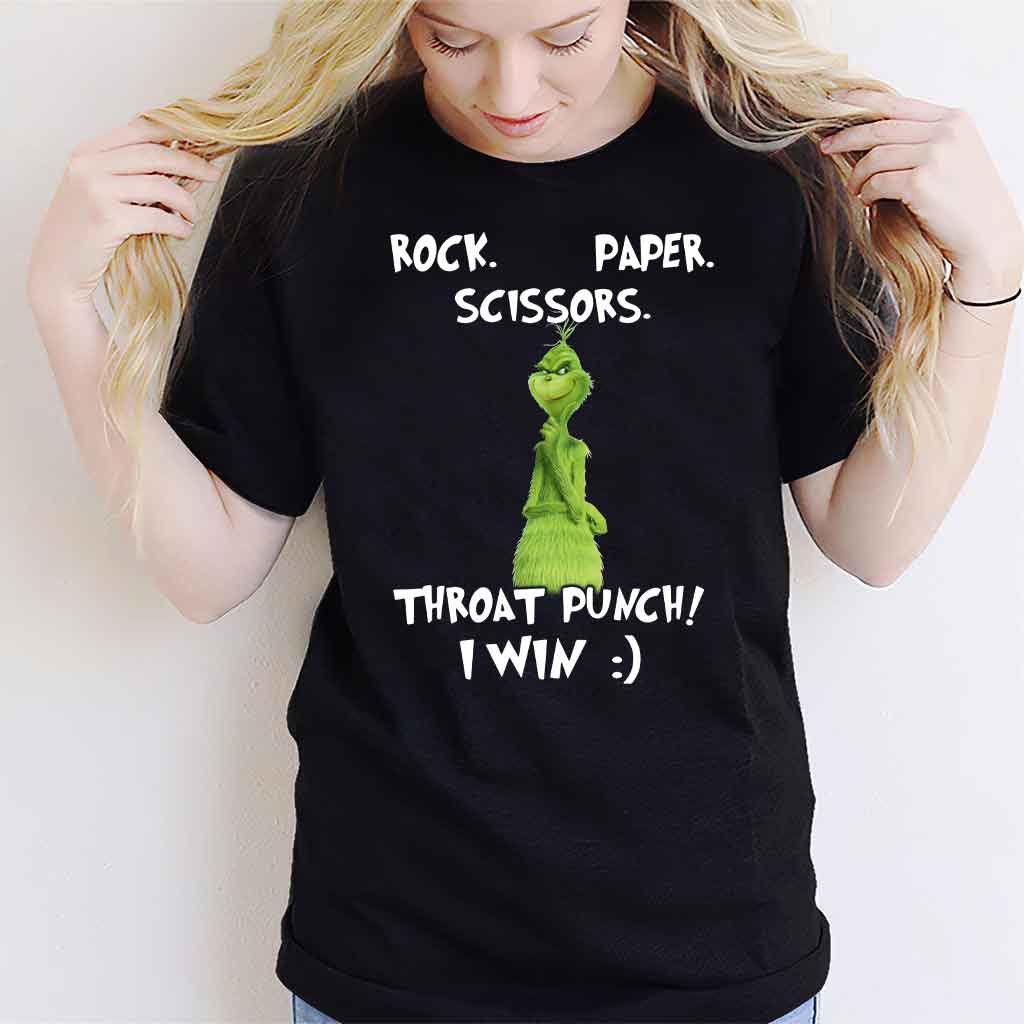 Rock Paper Scissors - T-Shirt And Hoodie 1218 Grinch T Shirt And Hoodie, Tee And Hoodie, Tshirt And Hoodie - Image 3