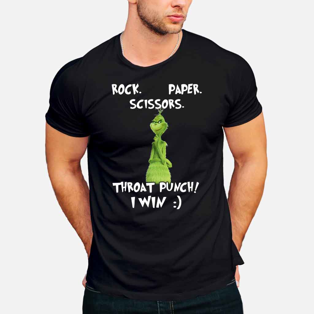 Rock Paper Scissors - T-Shirt And Hoodie 1218 Grinch T Shirt And Hoodie, Tee And Hoodie, Tshirt And Hoodie - Image 4