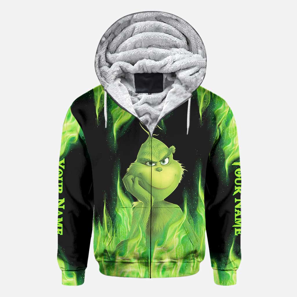 If You Kick Me - Personalized Stole Christmas All Over T-Shirt And Hoodie Grinch All Over Print T Shirt - Image 3