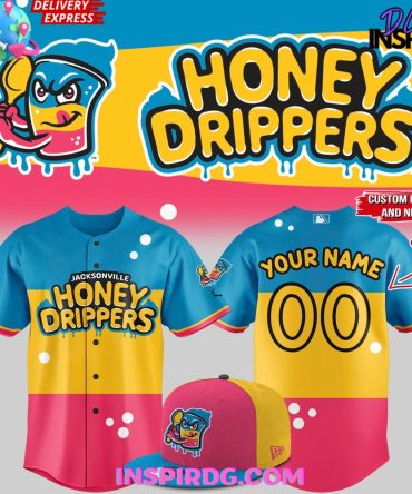 Jacksonville Jumbo Shrimp Honey Drippers Special Jersey