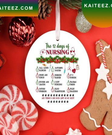 12 Days Of Nursing Christmas Ornament