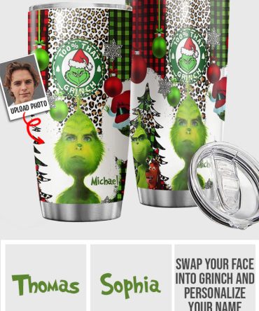 Merry Christmas - Personalized Stole Christmas Tumbler Grinch Tumbler, Grinch Lover Tumbler, Unique Grinch Tumbler, Custom Grinch Tumbler, Personalize