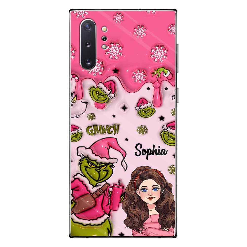 In My Grinch Era - Personalized Stole Christmas Phone Case Grinch Phone Case - Image 5