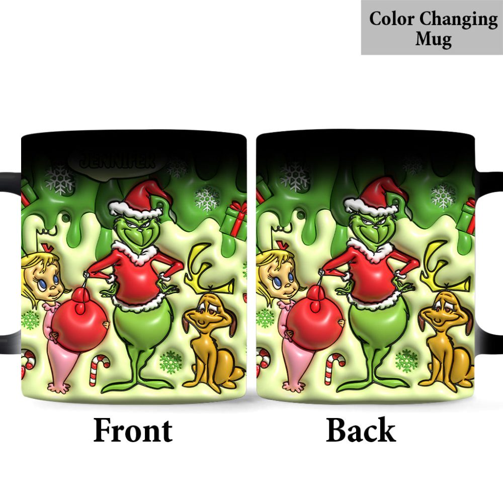 Merry Grinchmas - Personalized Stole Christmas Mug Grinch Mug