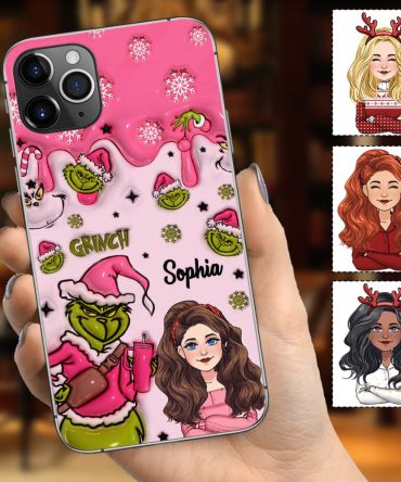 In My Grinch Era - Personalized Stole Christmas Phone Case Grinch Phone Case