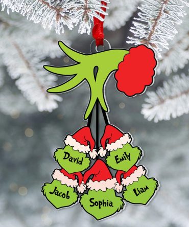 Personalized Gift For Christmas Wood Ornament 01Acpu090924