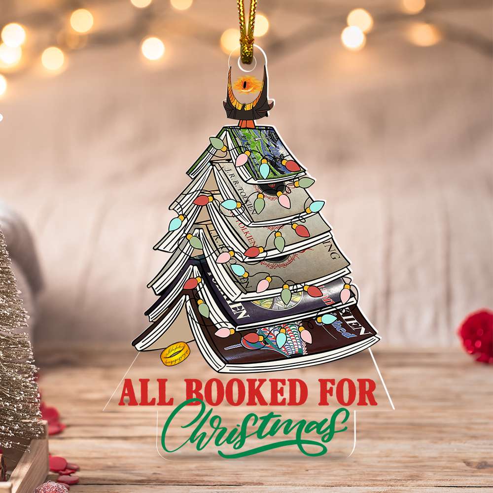 Gifts For Book Lovers Christmas Tree Ornament 05Hudt161024