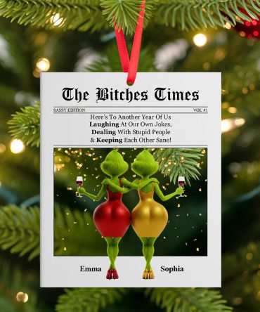 Personalized Gifts For Best Friends Christmas Ornament 03Natn170925