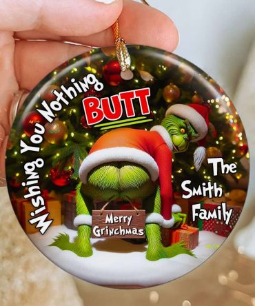 Personalized Gifts For Family,  Ornament 01Hudt240724 Naughty Ornament