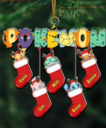 Personalized Gifts For Mom Cute Hanging Socks Acrylic Ornament 01Kalu121124