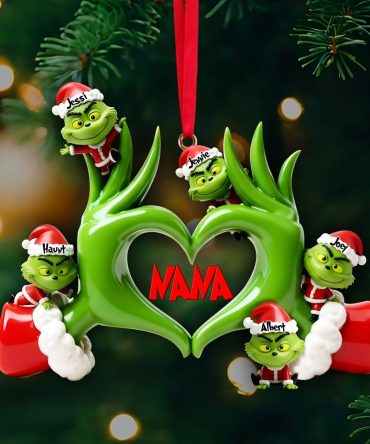 Fun Love Christmas Ornament - Personalized Gifts For Grandma & Other Family Members 02Qhlu180925