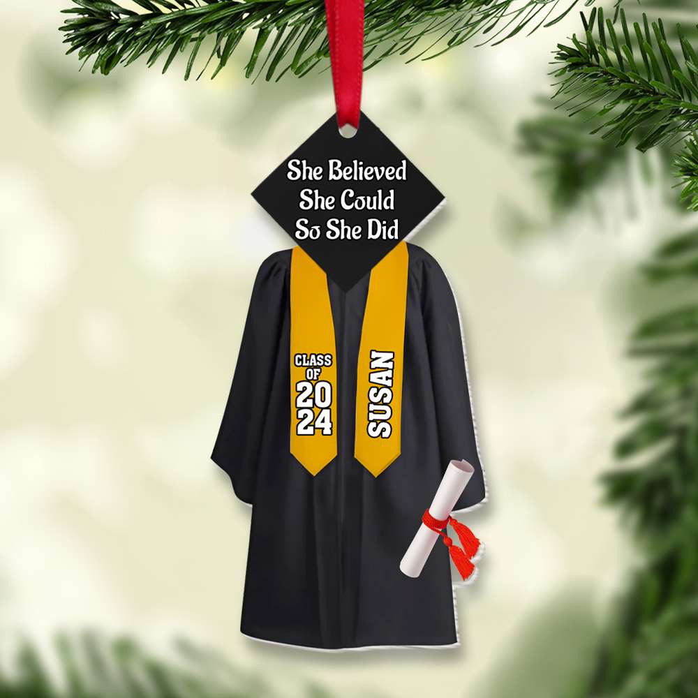 Personalized Christmas Gift For Graduation Ornament 01Ohmh021024