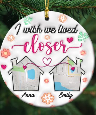 Personalized Gifts For Besties Christmas Ornament 02Pgqn231024