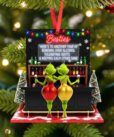 Personalized Gifts For Best Friends Christmas Ornament 04Natn180925