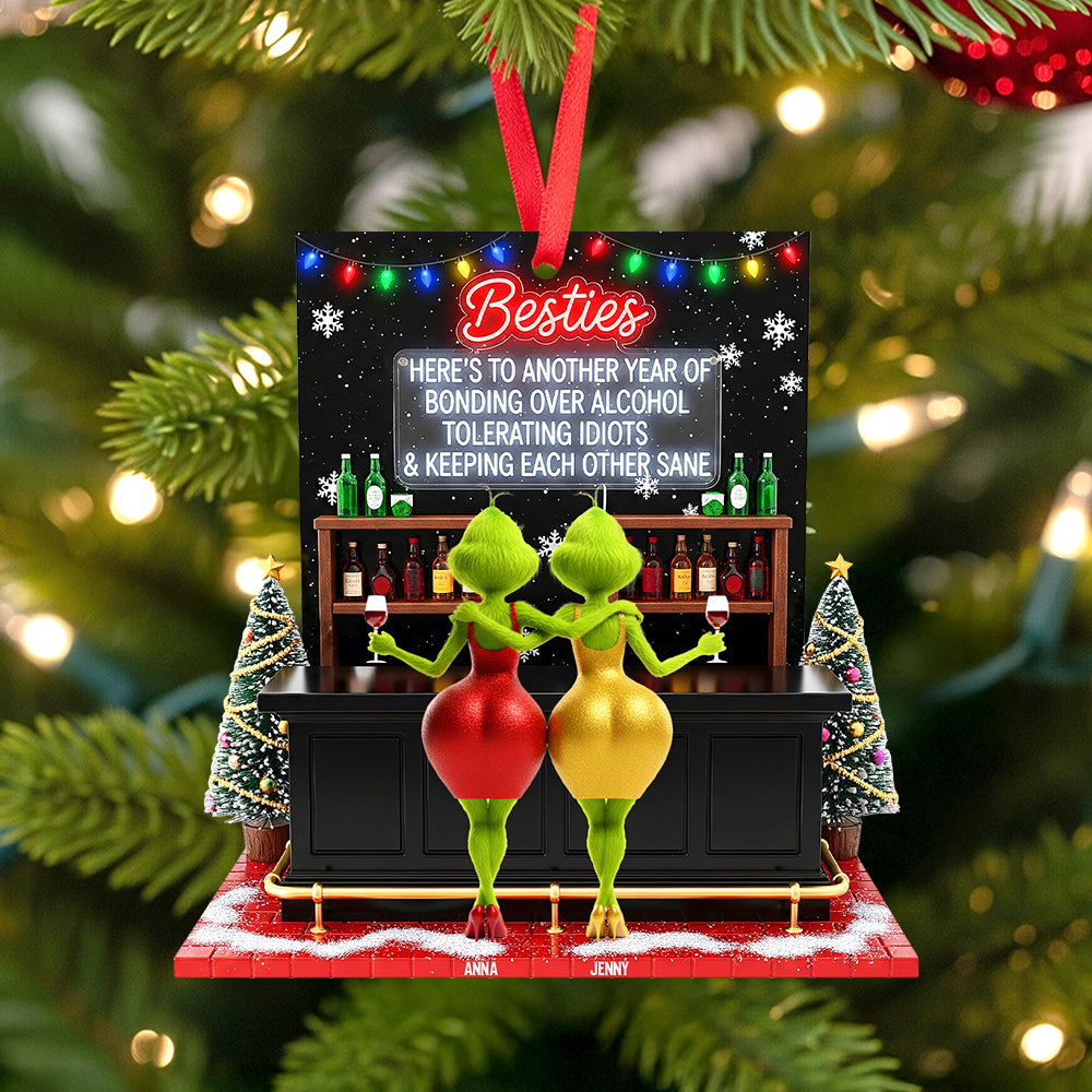 Personalized Gifts For Best Friends Christmas Ornament 04Natn180925