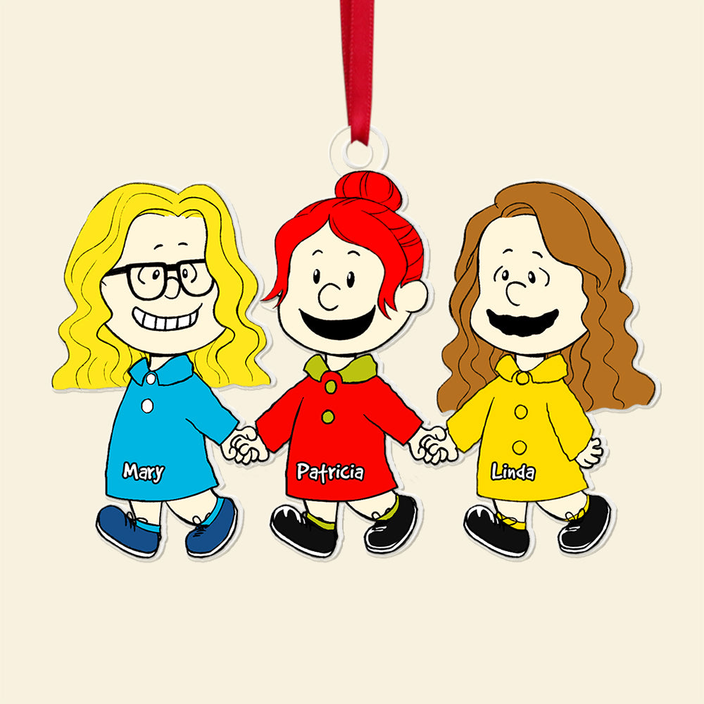 Friends Ornament - Personalized Gifts For Besties Ornament 06Acqn191124Da-New - Image 5