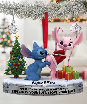 Christmas Couple Ornament - Personalized Gifts For Couple 07Ohlu120925