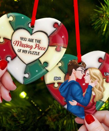 Personalized Gifts For Couple Heart  Ornament 04Ohmh301024Pa