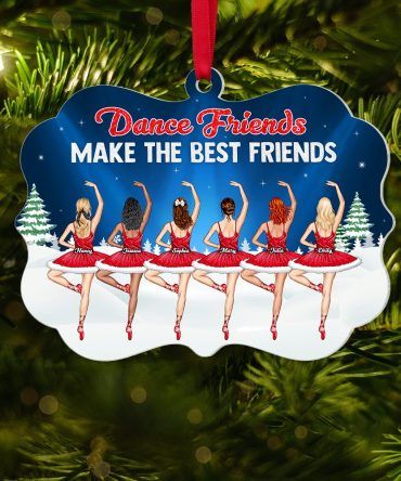 Personalized Gifts For Best Friends Christmas Ornament Dance Friends 02Napu251124