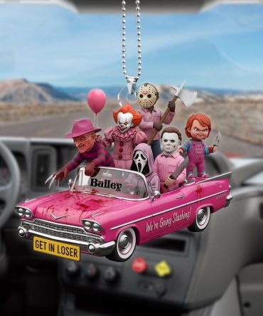 Horror Characters Car Ornament - Personalized Gifts For Horrror Movie Fans 03Nalu050825