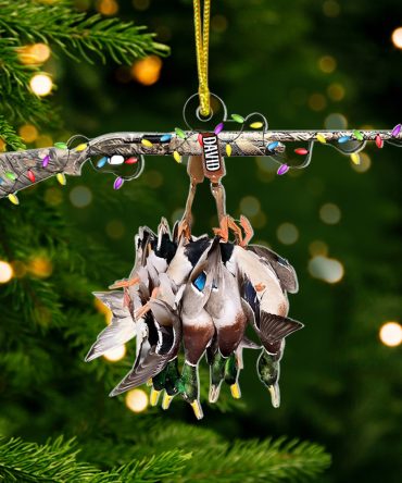Personalized Gifts For Duck Hunting Lovers Christmas Rifle Ornament 01Xqtn311024