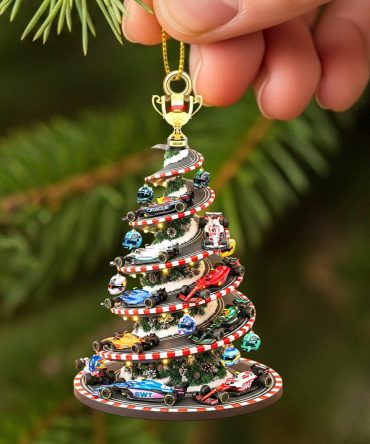 Personalized Gifts For Racing Cars Lovers Christmas Acrylic Ornament 03Hytn090925