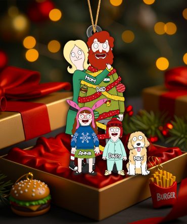 Personalized Gifts For Family Acrylic Ornament 041Qhhu291124Hg