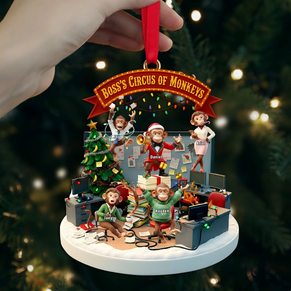 Funny Boss’S Circus Ornament – Personalized Gift For Office Workers 05Nalu251025
