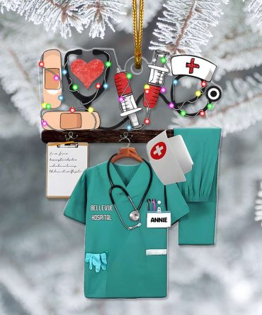 Personalized Gifts For Nurse Christmas Ornament 02Ohlu161024