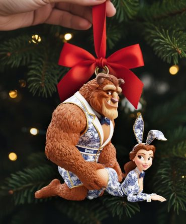 Cheeky Fairytale Couple Ornament - Personalized Gifts For Couple 05Ohlu031025