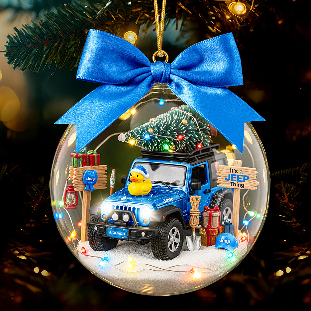 Personalized Gifts For Car Lovers Christmas Ornament 03Hyqn011025 - Image 2