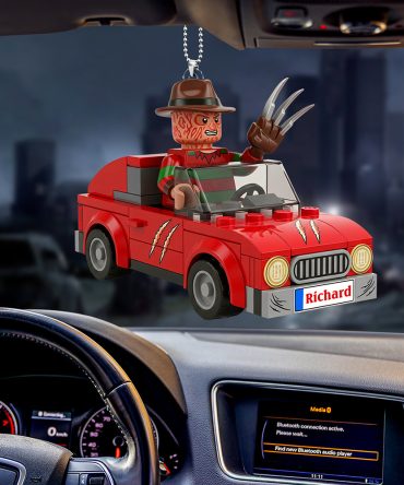 Spooky Ride Car Ornament - Personalized Gifts For Horror Movie Fans 01Pgqn060925