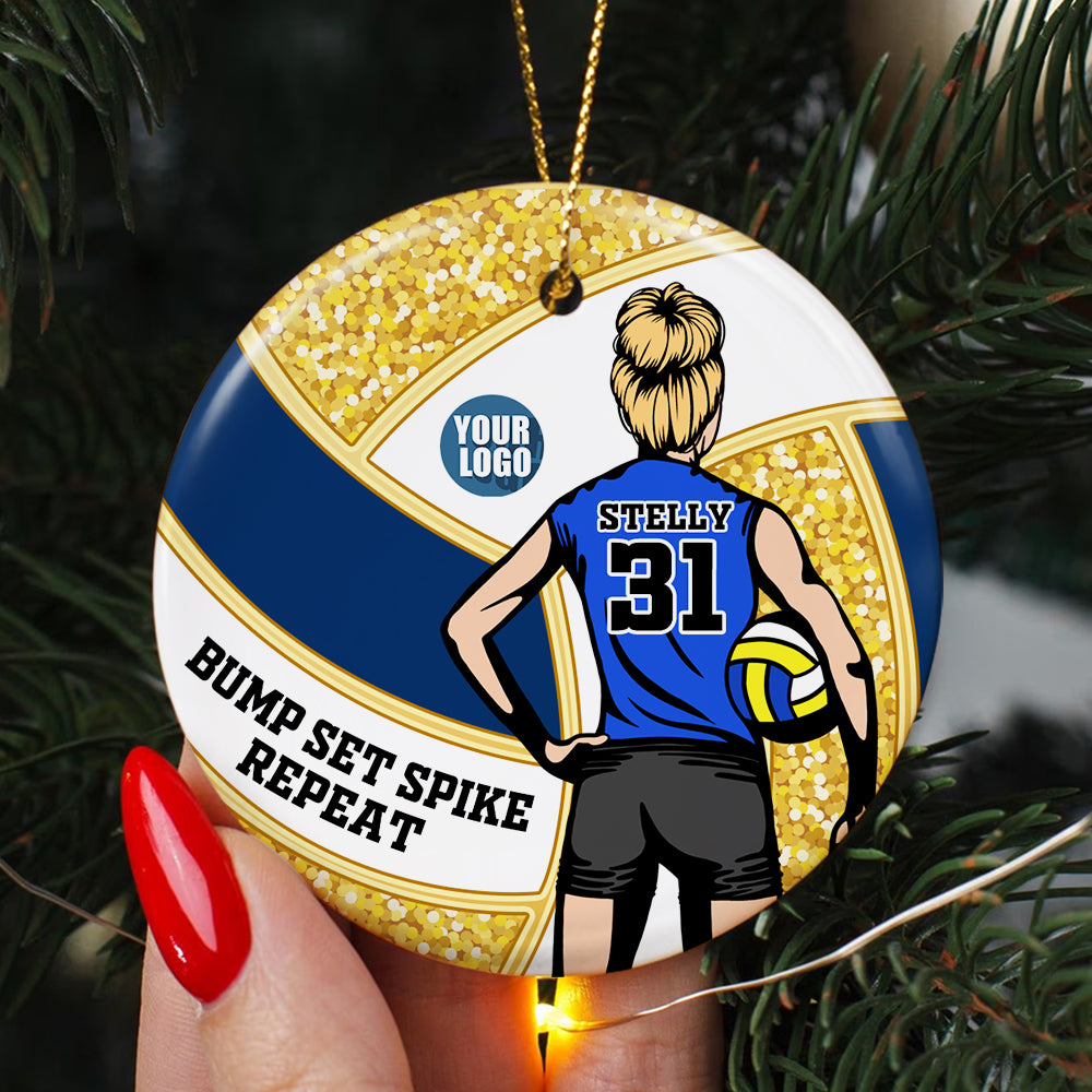Personalized Gifts For Volleyball Players Ornament 01Hudt291024Tm - Image 3