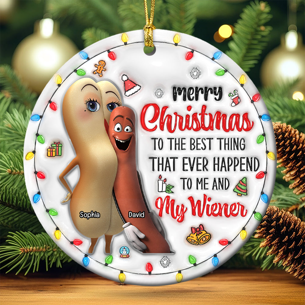 Personalized Gift For Couples, Christmas Ornament 06Ohqn151024