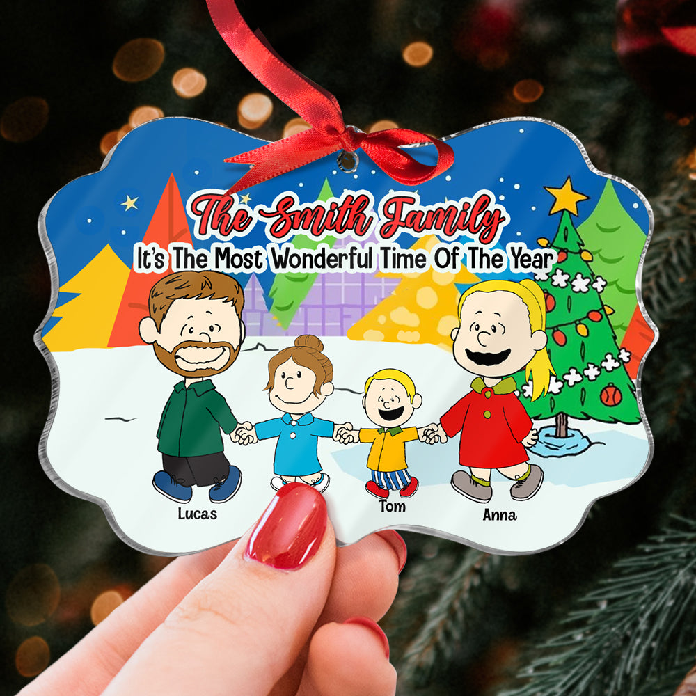 Personalized Gifts For Family Acrylic Ornament 05Xqtn230724Da