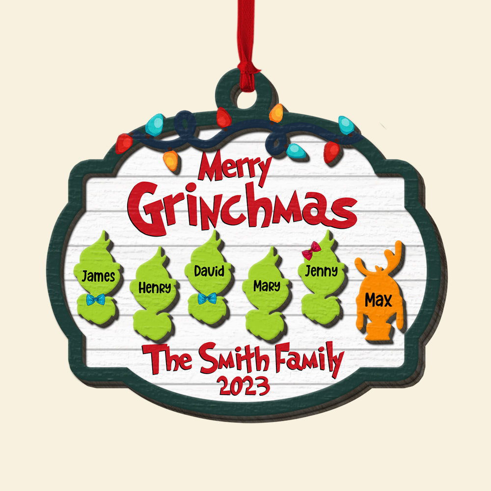 Best Family, Personalized Wood Ornament, Gifts For Family, Christmas Gifts, 03Hupo170823 - Image 6