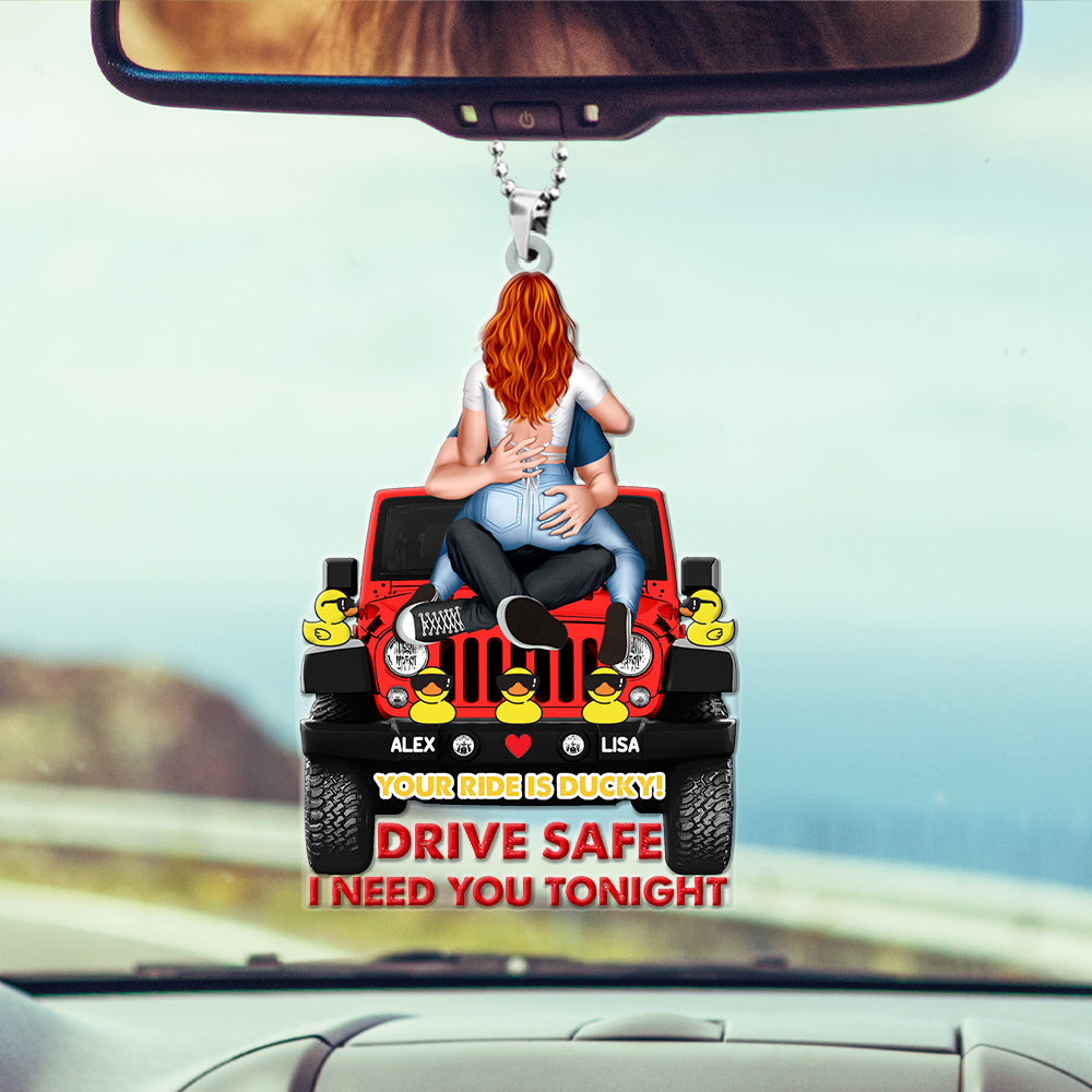 Personalized Gifts For Couple Car Ornament 02Htmh210624Hh